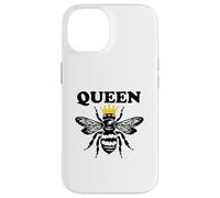 Retro Vintage Queen Bee Yellow Crown Royalty Princess Queens Case for iPhone 14