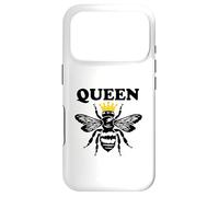 Retro Vintage Queen Bee Yellow Crown Royalty Princess Queens Case for iPhone 17 Pro