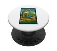 Retro Vintage Ring of Kerry Ireland IRE Poster Art Graphic PopSockets Adhesive PopGrip