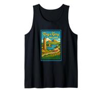 Retro Vintage Ring of Kerry Ireland IRE Poster Art Graphic Tank Top