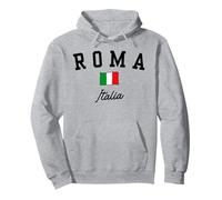 Retro Vintage Roma Italia Flag Pride Rome Italy Souvenir Pullover Hoodie