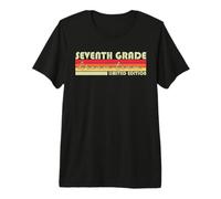 Retro Vintage Seventh Grade Dream Team Funny Teacher Student Premium T-Shirt
