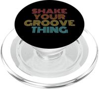 Retro Vintage Shake Your Groove Thing PopSockets PopGrip for MagSafe