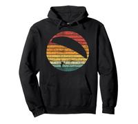 Retro Vintage Skydiver Skydiving Parachuting Fan Skydiving Pullover Hoodie