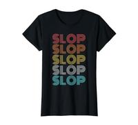 Retro Vintage Slop Value Graphic T-Shirt, Women, Black, S