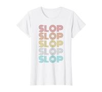 Retro Vintage Slop Value Graphic T-Shirt, Women, White, XL
