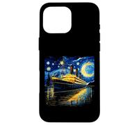 Retro Vintage Starry Night Inspired Men Women Kids Titanic Case for iPhone 16 Pro Max