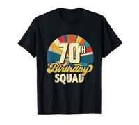 Retro Vintage Style 1951 70th Birthday Squad 70 Years Old T-Shirt