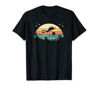 Retro Vintage Sunset Scuba Diving Diver Cute T-Shirt