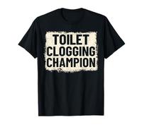 Retro Vintage Toilet Clogging Champion T-Shirt