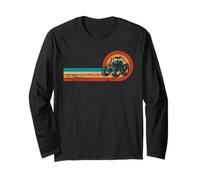 Retro Vintage Tractor Farmer for Men Farm Tractors Farming Long Sleeve T-Shirt