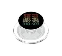 Retro Vintage Union YES Strong Proud Teacher Thug Union Rep PopSockets PopGrip for MagSafe