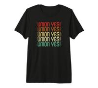 Retro Vintage Union YES Strong Proud Teacher Thug Union Rep Premium T-Shirt