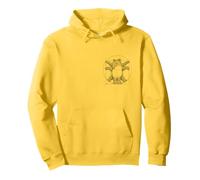 Retro Vintage Vitruvian Comic Tapir Drawing Pullover Hoodie