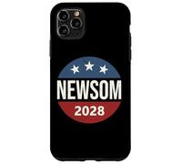 Retro Vintage Vote Button Gavin Newsom 2028 President Case for iPhone 11 Pro Max