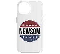 Retro Vintage Vote Button Gavin Newsom 2028 President Case for iPhone 14