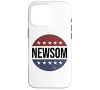 Retro Vintage Vote Button Gavin Newsom 2028 President Case for iPhone 16 Pro