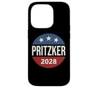 Retro Vintage Vote Button JB Pritzker 2028 President Case for iPhone 14 Pro