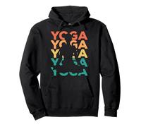 Retro Vintage Yoga Gift For Yogis Pullover Hoodie
