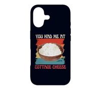 Retro Vintage You Had Me At Cottage Cheese For Cheese Lovers Case for iPhone 17