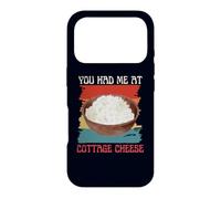 Retro Vintage You Had Me At Cottage Cheese For Cheese Lovers Case for iPhone 17 Pro