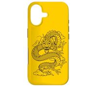 Retro Vintage Zodiac Lunar New Year Black Chinese Dragon Case for iPhone 17