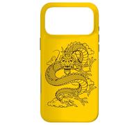 Retro Vintage Zodiac Lunar New Year Black Chinese Dragon Case for iPhone 17 Pro Max