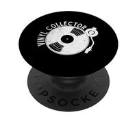 Retro Vinyl Collector Vintage Music Lover Record Player PopSockets Adhesive PopGrip
