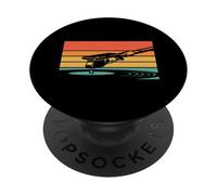 Retro Vinyl Record Player Stylus Sunset Music Audiophile PopSockets Adhesive PopGrip