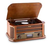 Belle Epoque 1908 Retro Vintage Stereo Turntable Vinyl FM CD MP3 USB
