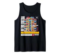 Retro Virtual 80s Retro Nostalgia Pixels Quest Tank Top