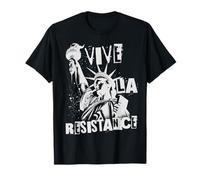 Retro Vive La Resistance Freedom Resistance Protest No Kings T-Shirt