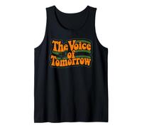 Retro Voice of Tomorrow Graphic Tank Top