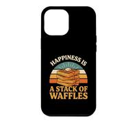 Retro Waffles Novelty Happiness Is A Stack Of Waffles Case for iPhone 12 Pro Max