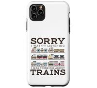 Retro Wagon Train Lover Model Railroad Conductor Cute Trains Case for iPhone 11 Pro Max