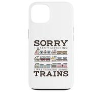 Retro Wagon Train Lover Model Railroad Conductor Cute Trains Case for iPhone 13