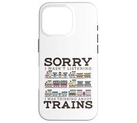 Retro Wagon Train Lover Model Railroad Conductor Cute Trains Case for iPhone 16 Pro