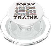 Retro Wagon Train Lover Model Railroad Conductor Cute Trains PopSockets PopGrip for MagSafe