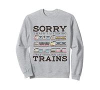 Retro Wagon Train Lover Model Railroad Conductor Cute Trains Sweatshirt