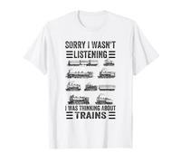 Retro Wagon Train Lover Model Railroad Conductor Funny Train T-Shirt