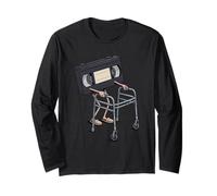 Retro Walker VHS Color CD Retro Media Analog Long Sleeve T-Shirt