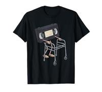 Retro Walker VHS Color CD Retro Media Analog T-Shirt