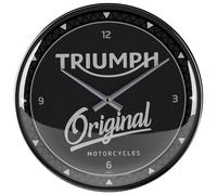 Retro wall clock, Ø 31 cm, Triumph - Original - Gift idea for motorbike acces...