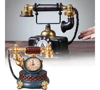 Retro Wall-Mounted Landline Phone, Old Fashioned Design, Resin Material, Ideal for Cafes, Living Rooms, Restaurants, Photography Props