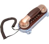 Retro Wall Phones, Corded Home Phone with Incoming Telegram Flash Classic Corded Telephone for Home Hotel and Office