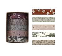 Retro Washis Tape Decorative Forests Plant Print Crafting Masking Craft Supplies for Scrapbooking Phone Decorative Retro Washis Masking Forests Plant Print Artists