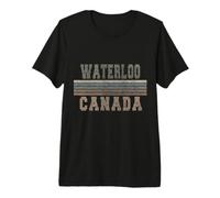 Retro Waterloo Canada Premium T-Shirt