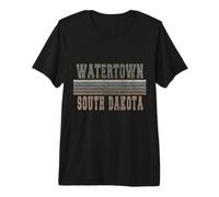 Retro Watertown South Dakota Premium T-Shirt
