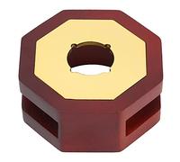 Retro Wax Seal Warmer, Wax Melting Stove with Windproof Furnace, Octagonal Wooden Metal Tool for Melting Wax Beads to Create Vintage Seals on Envelopes Invitations Gifts (Eight-Sided Furnace (Dark