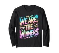 Retro WE are THE Winners Competition Field Day Motivational Long Sleeve T-Shirt